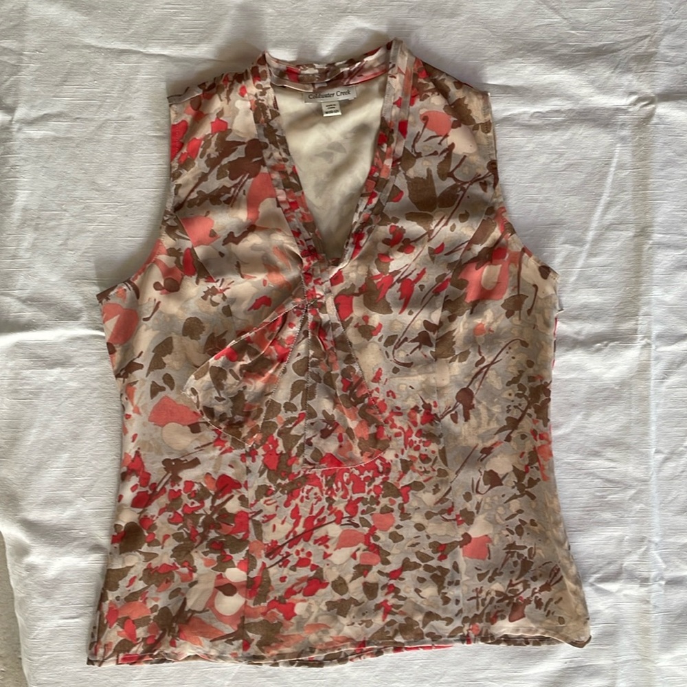 Coldwater Creek  blouse, size M ( 10/12) multicolor
